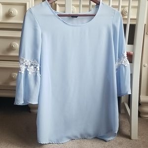 Rue21 Light Blue Blouse Sz Small